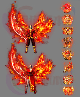 251201-B26血魔魅影剑甲 传奇剑甲高清素材