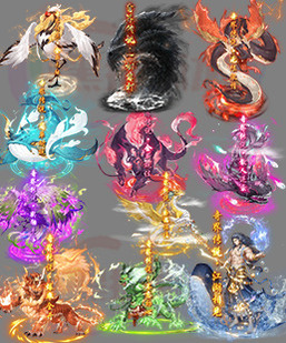 260319-A20传奇光柱高清素材