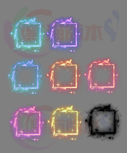 251130-A60装备首饰框特效素材 传奇首饰框高清素材