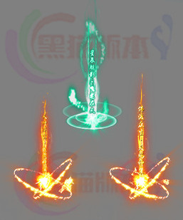 260311-B33传奇高清光柱素材