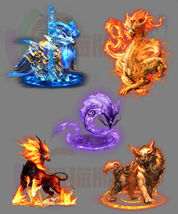 260318-B27传奇光柱高清素材