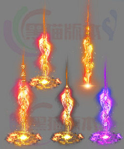 260312-B21传奇高清光柱素材