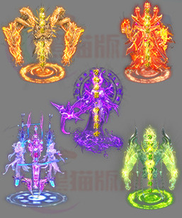 260312-B2传奇高清光柱素材