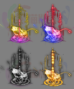 260311-B40传奇高清光柱素材