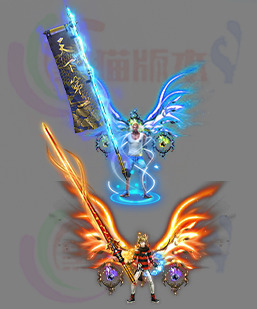 传奇素材 传奇剑甲素材 复古单职业高清素材 241101-A11剑甲分体