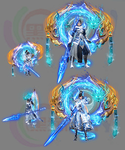 251111-A1男女时装一体时装素材 特效高清传奇素材