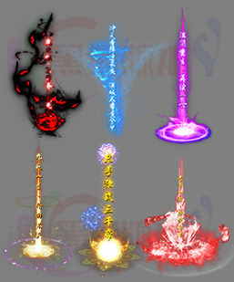 260319-B13传奇光柱高清素材