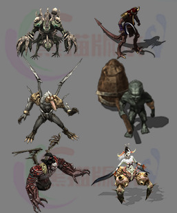 251222-B16怪物 传奇怪物高清素材