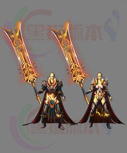 251206-A7传奇男女剑甲素材 传奇剑甲高清素材