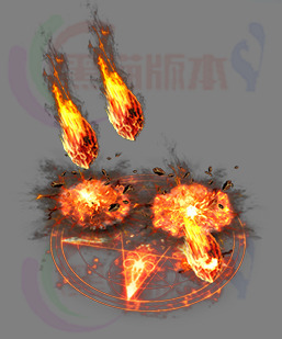 传奇技能素材 高清动态魔法BUFF特效技能 241222-A63技能