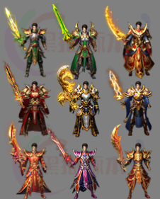 编号：2023-03-18-07版本剑甲--一套动态剑甲素材合...