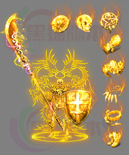 传奇剑甲素材 传奇复古高清素材 250318-A10剑甲分体