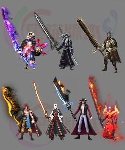 传奇素材 传奇剑甲素材 复古单职业高清素材 241106-A12剑甲分体