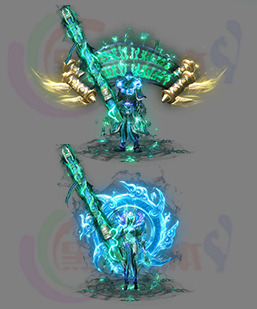 251114-B7暗黑大圣 传奇男女一体时装高清素材