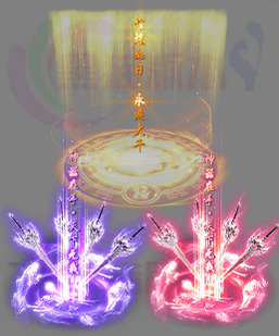 260319-A43传奇光柱高清素材