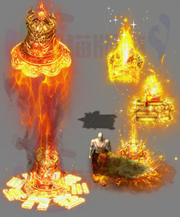 260318-A46传奇赤焰钟 东皇玺 魔法技能高清素材