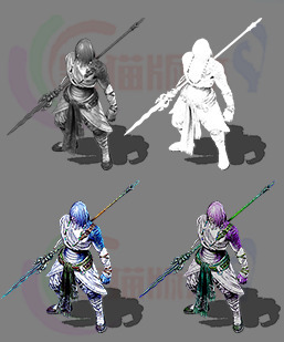 251203-B21西游白衣秀士怪物 传奇怪物高清素材