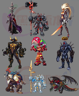 251203-B25地下城另类怪物打包怪物 传奇怪物高清素材