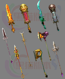 251227-B12静态内观武器 传奇武器高清素材