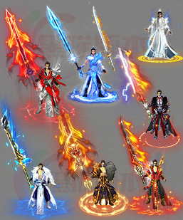 传奇剑甲素材 传奇复古高清素材 250228-A14剑甲分体