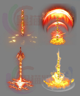 260312-B35传奇高清光柱素材