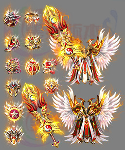 传奇素材 251106-A22-男-女-剑甲首饰套装