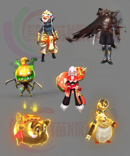 传奇NPC素材 251103A1特效NPC