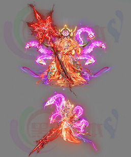 251116-B22灵蛇幻甲 传奇时装高清素材