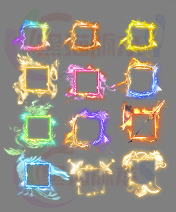 260113-A029首饰装备特效框素材