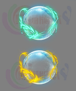 251129-B30龙形光圈素材 传奇光圈高清素材