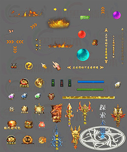 260416-B35传奇UI高清素材