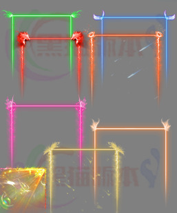 260120-A06动态装备框光环素材