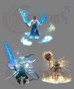 传奇素材 传奇剑甲素材 复古单职业高清素材 241106-A11剑甲分体