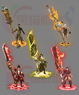 传奇素材 传奇单职业剑甲高清素材 241031-A7剑甲分体