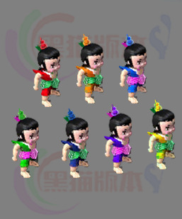 260125-A01七只葫芦娃  传奇怪物高清素材