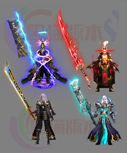 传奇素材剑甲 传奇高清剑甲素材 单职业素材 241027-A8剑甲分体