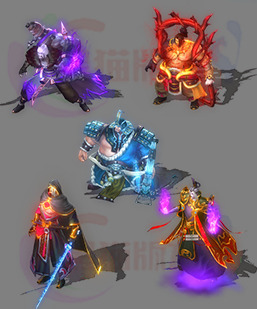 251203-B01超变怪物 传奇怪物高清素材