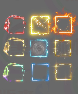 260112-A039首饰装备特效框素材