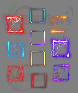 260112-A015首饰装备特效框素材