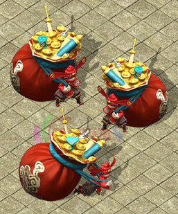 260308-A15传奇怪物高清素材 8方向 寻宝财神传奇游戏怪物