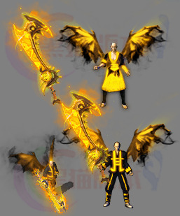 传奇素材 251111-A27-单男女剑甲素材