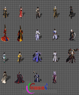 251204-A7金庸豪侠人形怪物 传奇怪物高清素材