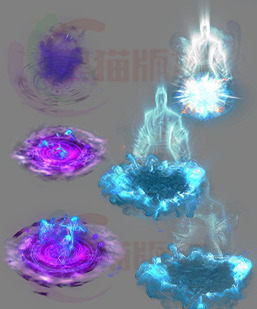 251230-A80魔法技能 传奇魔法技能高清素材