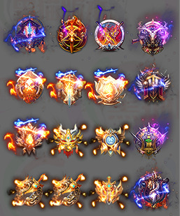 260129-A100传奇四格法宝素材 16组特殊装备素材