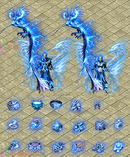 260131-A30男女剑甲素材 传奇剑甲高清素材