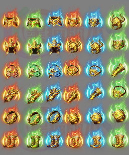 260110-A006传奇首饰素材 6套 36个