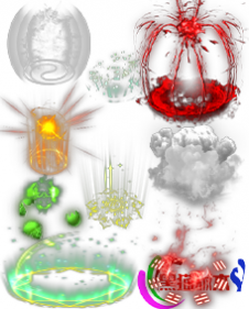 编号：5-25-BB15技能素材--一套高清技能动态素材合适多种版...