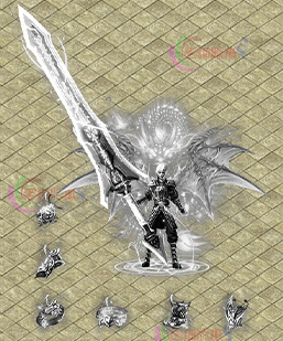 260131-A41单职业剑甲素材 传奇剑甲高清素材