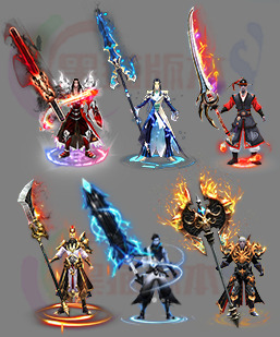 传奇素材剑甲 传奇高清剑甲素材 单职业素材 241027-A7剑甲分体