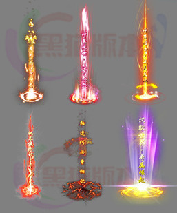 260312-B13传奇高清光柱素材